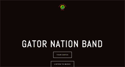 Desktop Screenshot of gatornationband.com