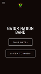 Mobile Screenshot of gatornationband.com